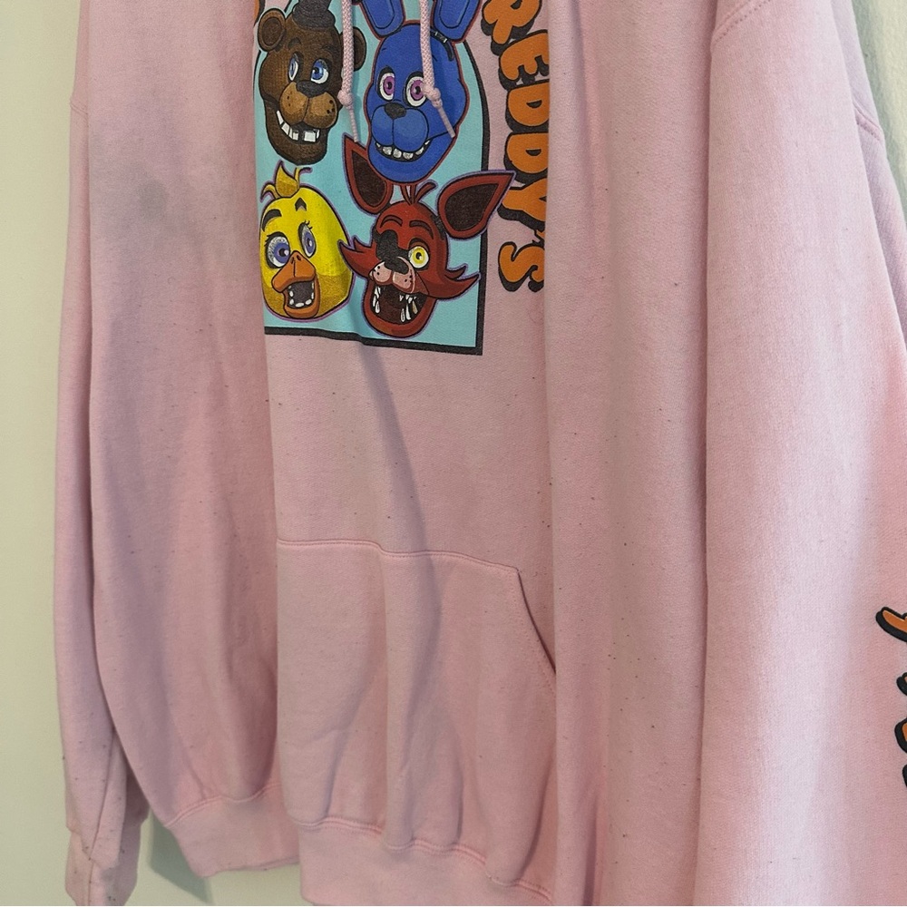Five Nights at Freddy’s Pink Graphic Pullover Sweater - Picture 4 of 7
